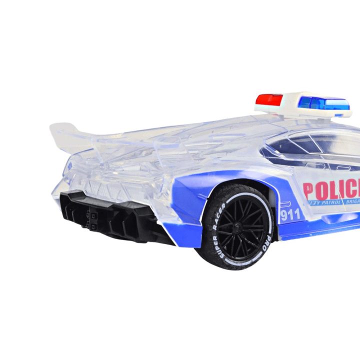 Mašinėlė policijos RC 1:16 su šviesomis – žaidimams ir greičio nuotykiams.