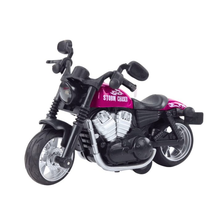 Motociklas su trinties pavara Harley – nuotykiams ir vaizduotei žaidimų metu.