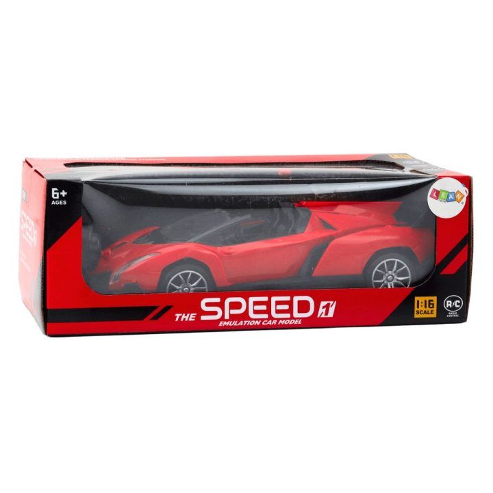 Automobilis valdomas nuotoliniu būdu sportinis RC 1:16 – greičiui ir pramogai namuose.