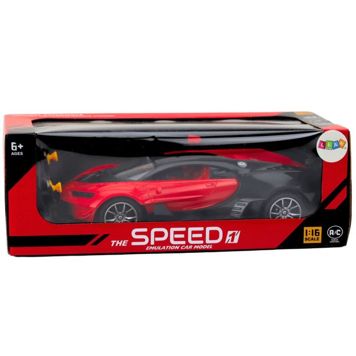 Automobilis valdomas nuotoliniu būdu sportinis 1:16 – greičiui ir pramogai žaidimų metu.