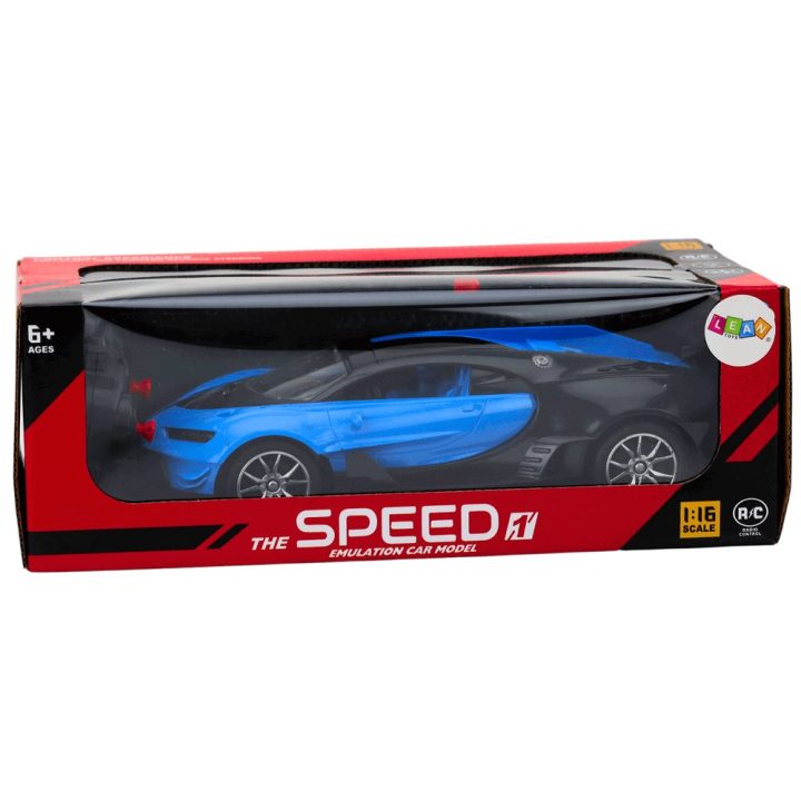 Automobilis valdomas nuotoliniu būdu sportinis 1:16 – greičiui ir linksmybėms žaidimų metu.