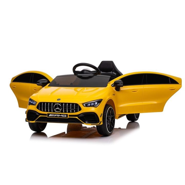 Elektromobilis Mercedes CLA 45s AMG 4x4 – pramogai ir vairavimo džiaugsmui vaikams.
