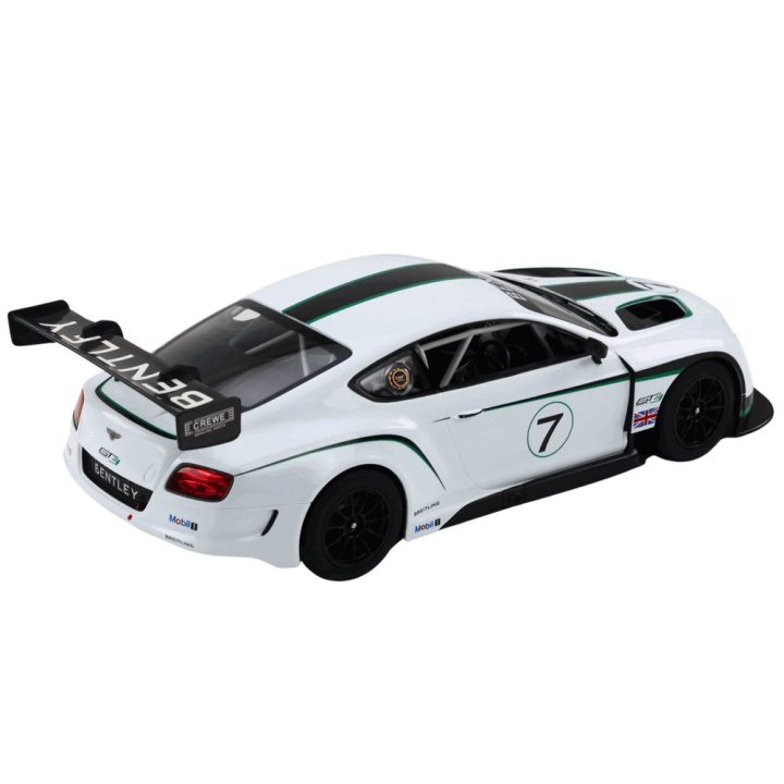 Žaislinė mašina Bentley Continental GT3 RC – greičiui ir pramogai mažiesiems lenktynininkams.