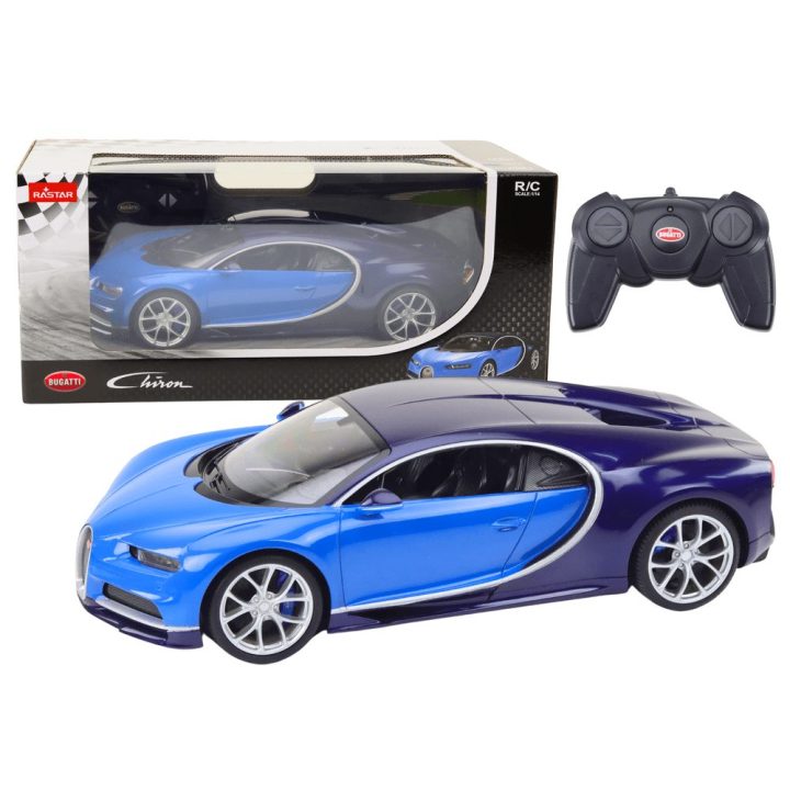 Mašinėlė su nuotoliniu valdymu Bugatti Veyron Chiron – greičiui ir pramogai namuose.