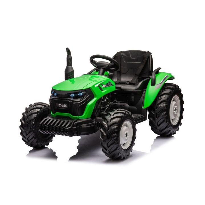 Traktorius elektrinis 24V HC-306 – smagiam ir aktyviam vaikų laisvalaikiui lauke.