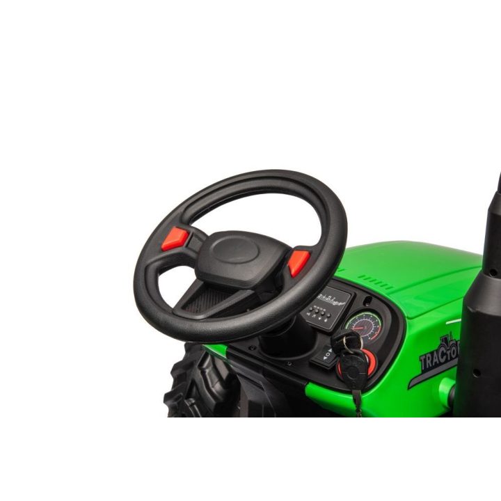 Traktorius elektrinis 24V HC-306 – smagiam ir aktyviam vaikų laisvalaikiui lauke.