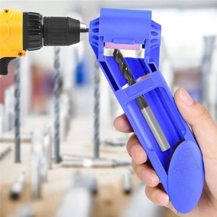 Grąžtų galąstuvas nešiojamas Portable Drill Drivers – tiksliai ir greitai įrankių priežiūrai.
