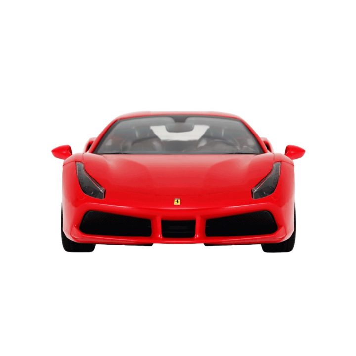 Mašinėlė Ferrari 488 GTB Rastar valdomas – greičiui ir azartui žaidimų metu.