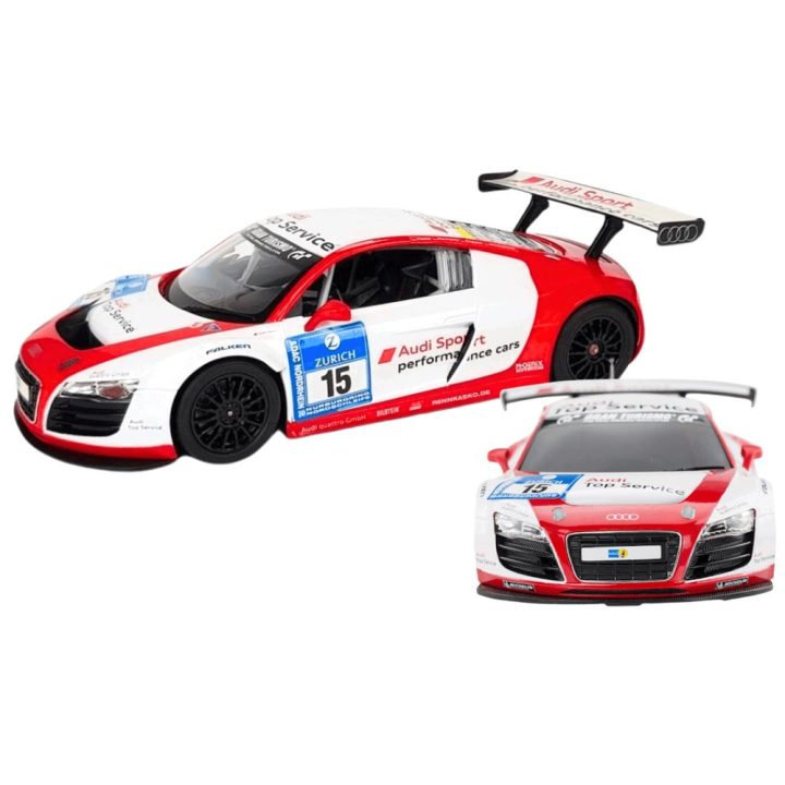 Mašinėlė radijo bangomis Audi R8 LMS – greičiui ir pramogai bet kurioje trasoje.