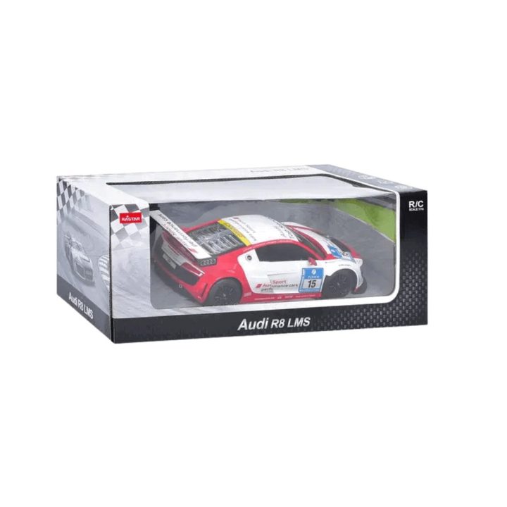 Mašinėlė radijo bangomis Audi R8 LMS – greičiui ir pramogai bet kurioje trasoje.