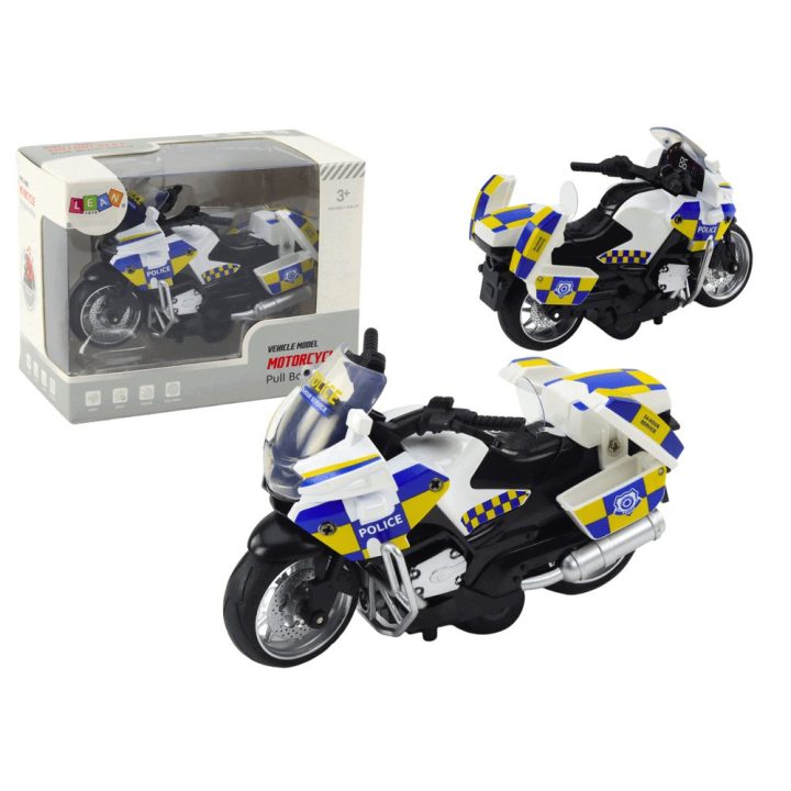 Motociklas policijos su trinties pavara ir garsais – žaismingiems nuotykiams namuose.