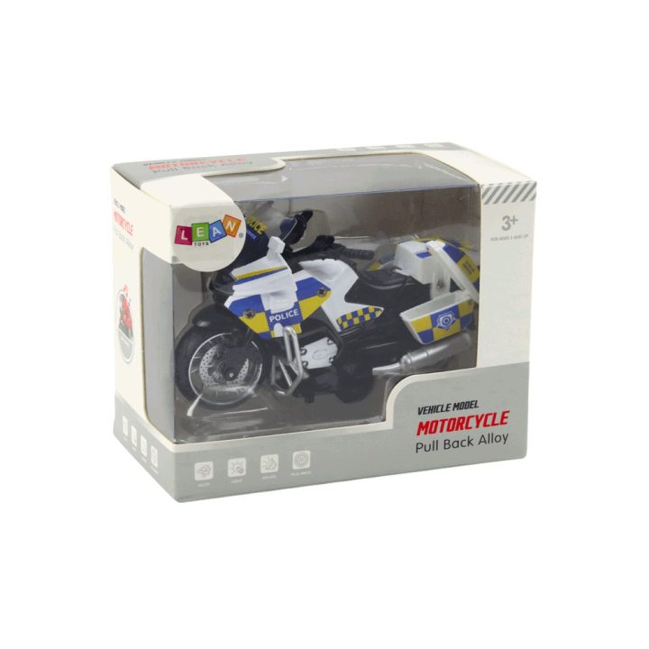 Motociklas policijos su trinties pavara ir garsais – žaismingiems nuotykiams namuose.