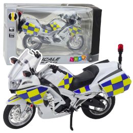 Motociklas policijos su garsais ir šviesomis – žaidimams ir nuotykiams namuose.