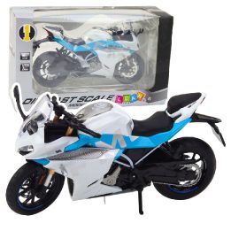 Motociklas sportinis metalinis su šviesomis ir garsu – žaidimams su greičio nuojauta.