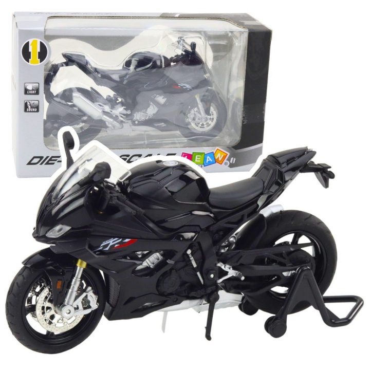 Motociklas metalinis su garsais ir šviesomis S1000 – žaismingiems nuotykiams mažiesiems.