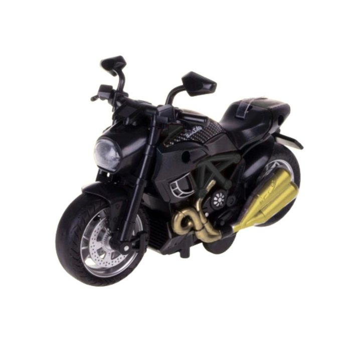 Motociklas surenkamas metalinis 1:14 su varžtais – kūrybiškumui ir techniniam smalsumui.