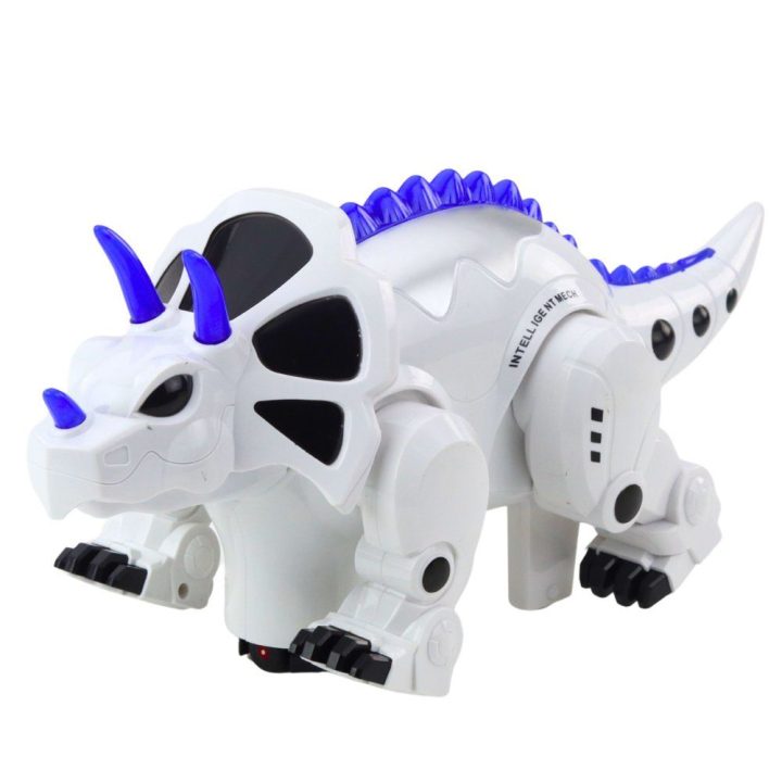 Robotas dinozauras Triceratops su nuotoliniu valdymu – žaidimams ir nuotykiams namuose.