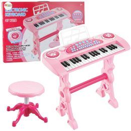 Elektroninis pianinas vaikams su mikrofonu 37 klavišų – smagiam muzikiniam lavinimui namuose.