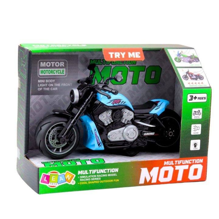 Žaislinis motociklas su varikliu ir garsais – džiaugsmui ir aktyviems nuotykiams.