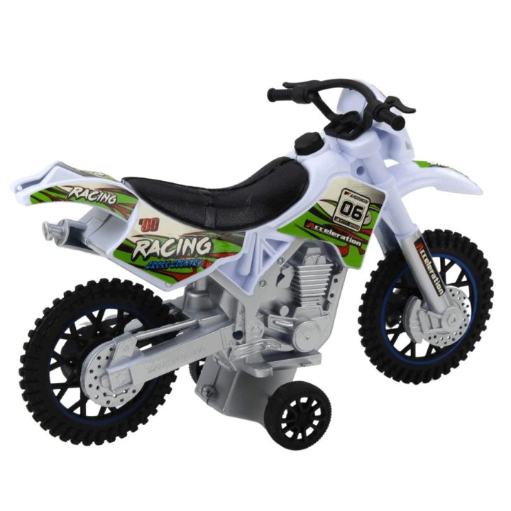 Motociklas bekelės su šviesomis ir garsais – nuotykiams ir žaidimų džiaugsmui.