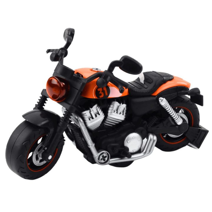 Žaislinis motociklas su garsais ir šviesomis – smagiems nuotykiams ir kūrybiniam žaidimui.