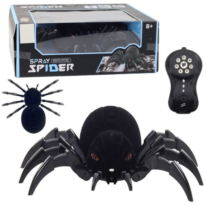 Žaislas voras su dūmų efektu Black Widow – džiaugsmui ir kūrybiškiems nuotykiams.
