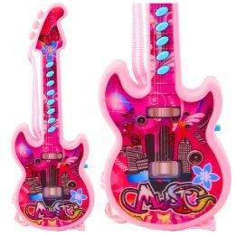 Elektrinė gitara vaikams Melodies su natų žymėjimu – žaidimui ir muzikos pažinimui.