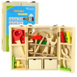 Įrankių rinkinys medinis Little Handyman – kūrybiškiems žaidimams ir smagiam mokymuisi.