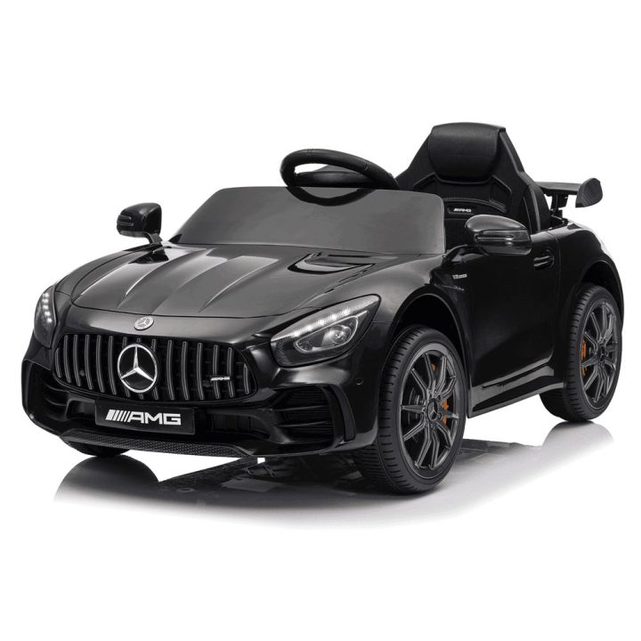Elektromobilis Mercedes GTR vaikams – pramogai ir saugiam vairavimo džiaugsmui.