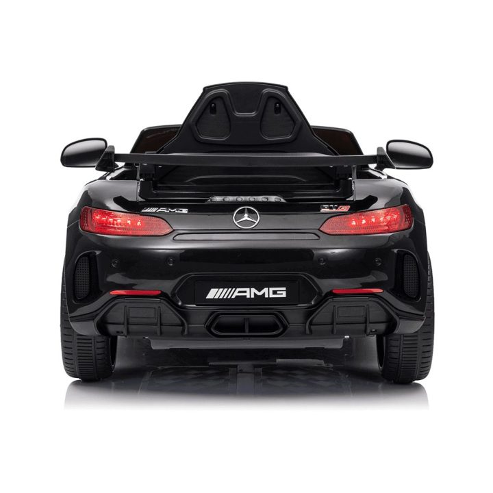 Elektromobilis Mercedes GTR vaikams – pramogai ir saugiam vairavimo džiaugsmui.