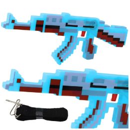 Ginklas žaislinis mėlynas Pixel Rifle – linksmiems nuotykiams ir vaizduotės žaidimams.