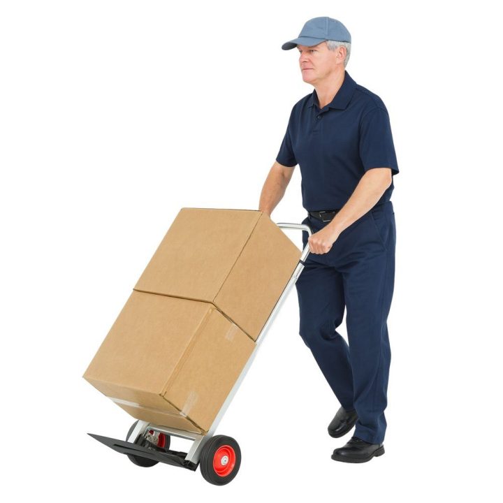 Vežimėlis sulankstomas aliuminis 90kg – sandėliavimo ir transportavimo patogumui.
