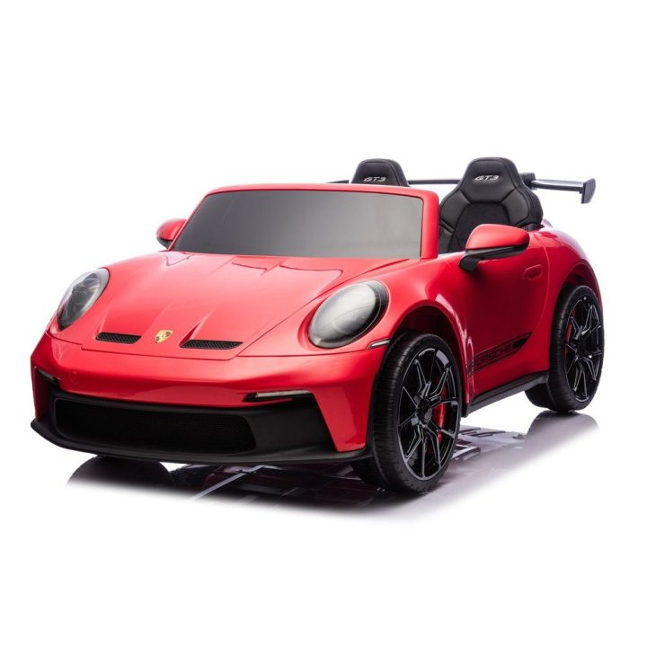 Elektromobilis Porsche GT3 vaikams – pramogai ir vairavimo džiaugsmui namuose.