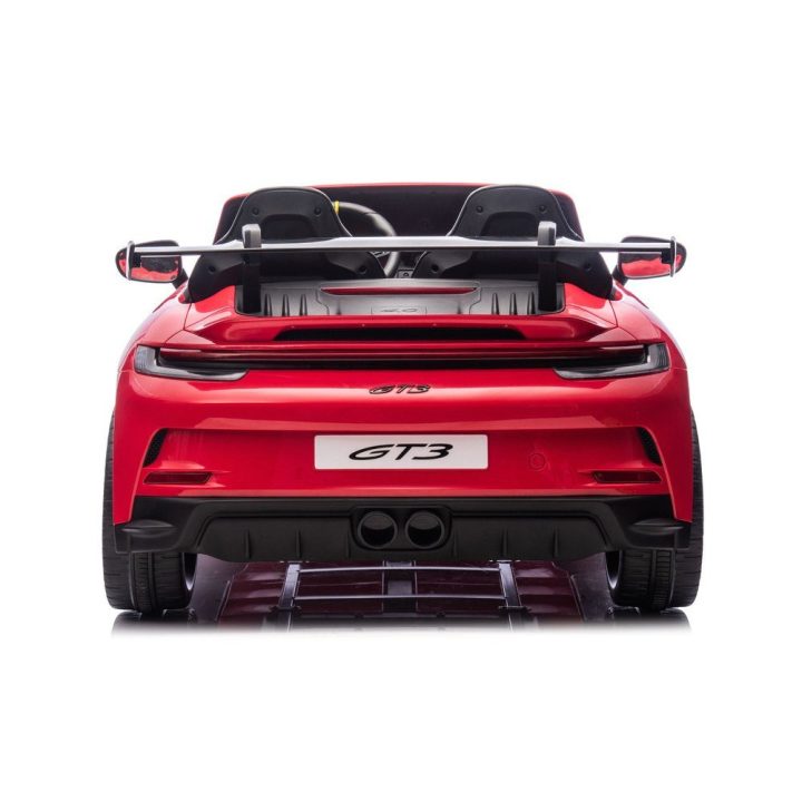 Elektromobilis Porsche GT3 vaikams – pramogai ir vairavimo džiaugsmui namuose.