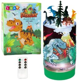Naktinė lempa su dinozaurų rinkiniu DIY – kūrybiškiems vakaro nuotykiams ir šviesai.