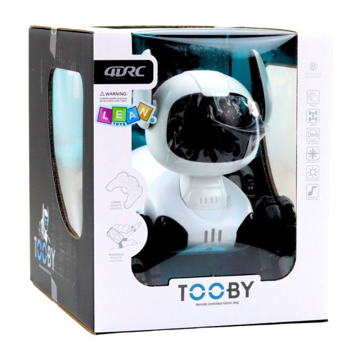 Robotas šuo valdomas nuotoliniu būdu TOOBY – žaidimams ir aktyviam laisvalaikiui vaikams.