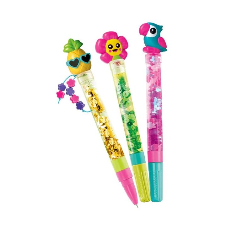Rinkinys piešimui Tropical Pens Clementoni – kūrybiškiems spalvinimo nuotykiams namuose.