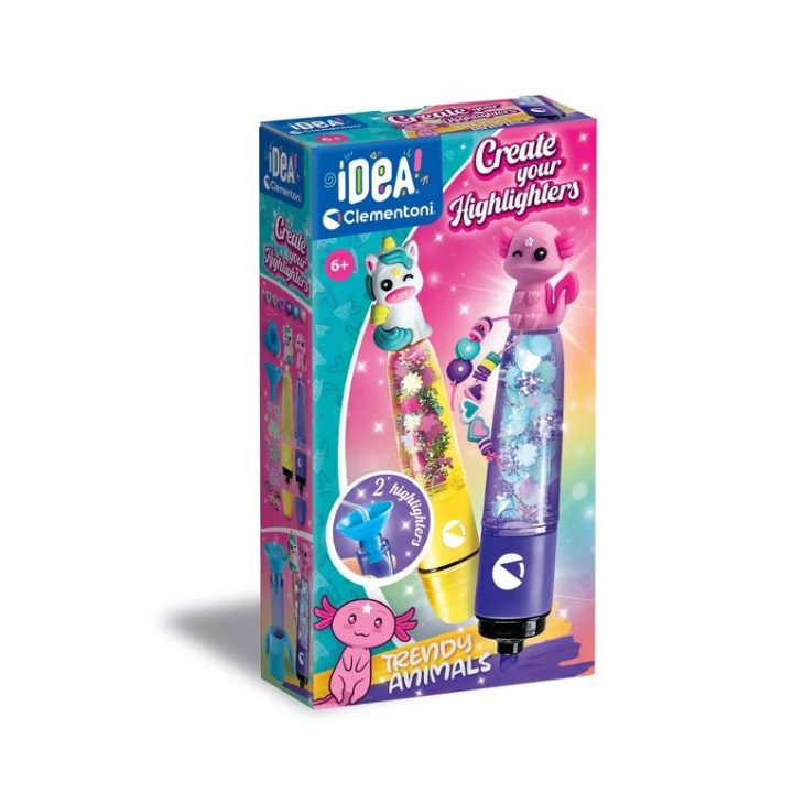 Žaislų rinkinys Magical Animals Clementoni – kūrybiškiems piešimo nuotykiams vaikams.