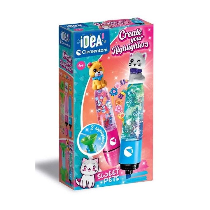 Žaislų rinkinys Sweet Pets Clementoni – kūrybiškiems nuotykiams su šuneliu ir kačiuku.