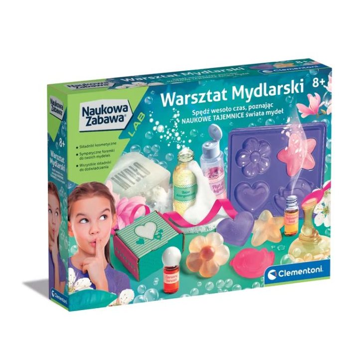 Rinkinys muilo gamybai Clementoni Science & Play – kūrybiškiems eksperimentams namuose.