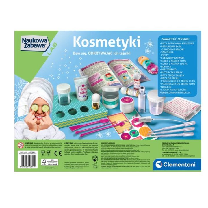 Rinkinys eksperimentams Clementoni Scientific – kūrybiškiems grožio atradimams namuose.