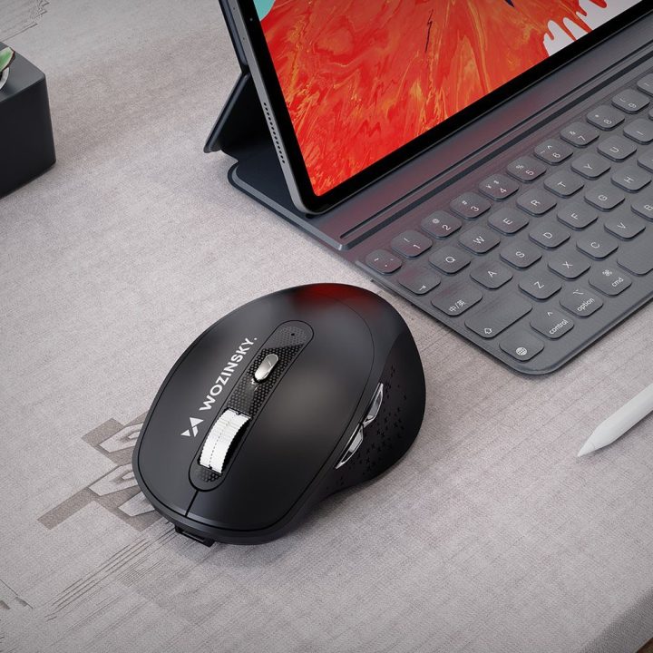 Pelė belaidė ergonominė – patogiam ir sklandžiam darbui visą dieną.