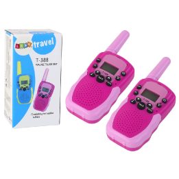 Racija vaikams rožinė Walkie Talkie – smagiems nuotykiams ir bendravimui lauke.