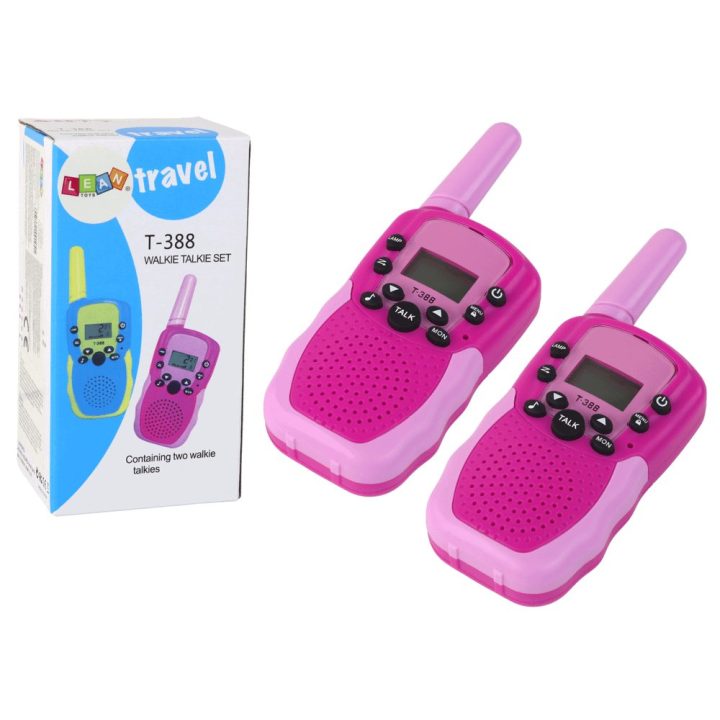 Racija vaikams rožinė Walkie Talkie – smagiems nuotykiams ir bendravimui lauke.