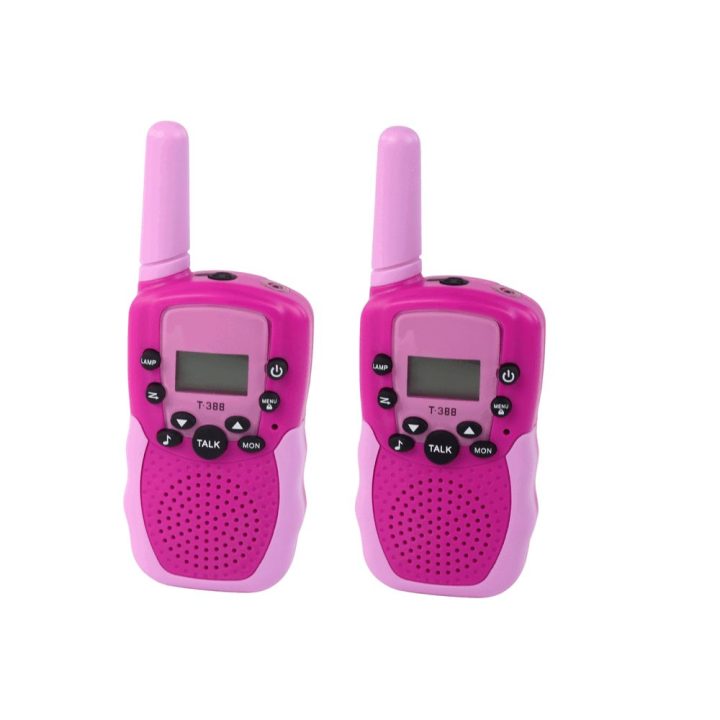 Racija vaikams rožinė Walkie Talkie – smagiems nuotykiams ir bendravimui lauke.