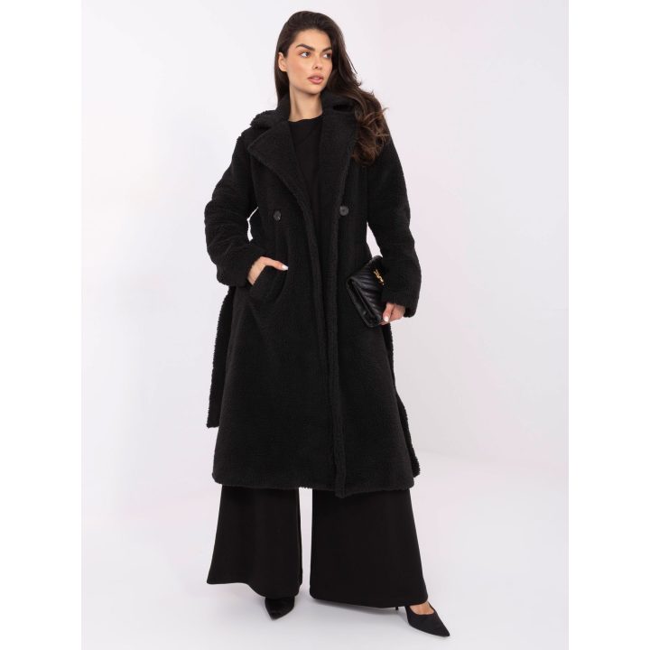 Paltas juodas IT – šilumai ir elegancijai vėsiomis dienomis.