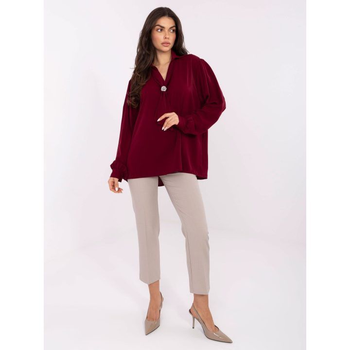 Palaidinė bordo atspalvio IT BZ – elegancijai ir jaukumui kasdien.