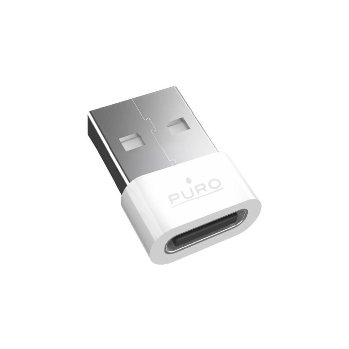 Adapteris USB-C į USB-A Puro – patogiam įrenginių sujungimui kasdien.