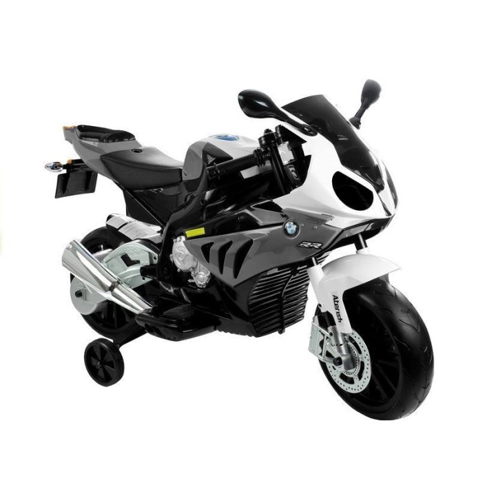 Motociklas elektrinis BMW S1000RR – mažiesiems greičio entuziastams ir žaidimų nuotykiams.