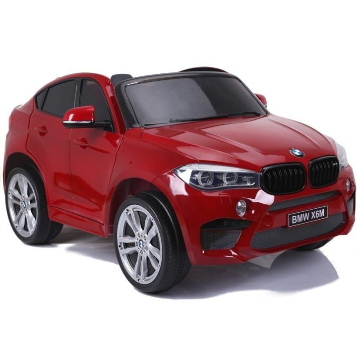 Elektromobilis BMW X6M vaikams – pramogai ir saugiam važiavimui lauke.